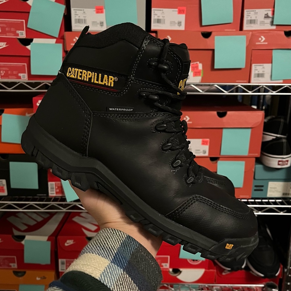 Caterpillar Men Resorption Waterproof Composite Toe Work Boot Shoes